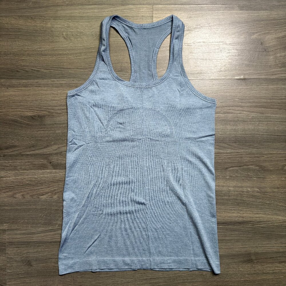 Lululemon Women's Swiftly Tech Racerback Tank Top - Heathered Blue